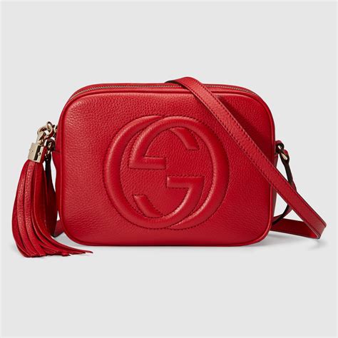 gucci red small sling bag